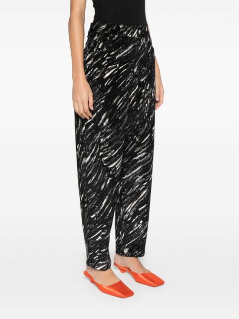 Marni crayon-print trousers - Black - zdjęcie produktu nr 2