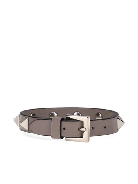 Valentino Garavani rockstud leather bracelet - Brown - zdjęcie produktu nr 2