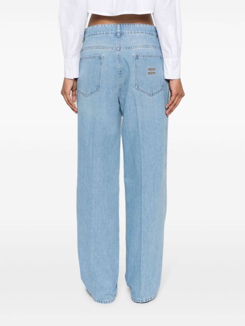 Miu Miu MIU MIU REGULAR DENIM BLUE