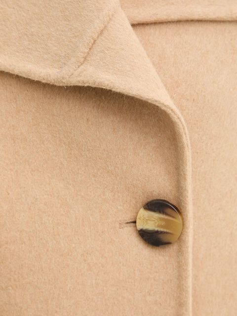 Armani Exchange płaszcz z dodatkiem wełny kolor beżowy XW000715 AF16216