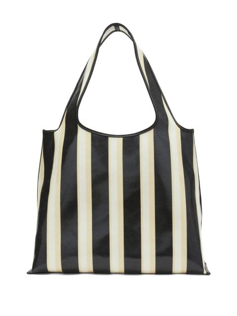 3.1 Phillip Lim medium Market stripe tote bag - Green - zdjęcie produktu nr 1