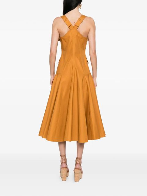 ZIMMERMANN pocket utility midi dress - Orange