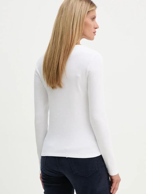 Levi's longsleeve bawełniany kolor biały A9330