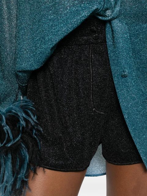 Oséree lurex shorts - Black