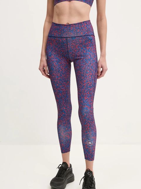 adidas by Stella McCartney legginsy TruePurpose Optime damskie kolor granatowy wzorzyste JI5241 - zdjęcie produktu nr 1