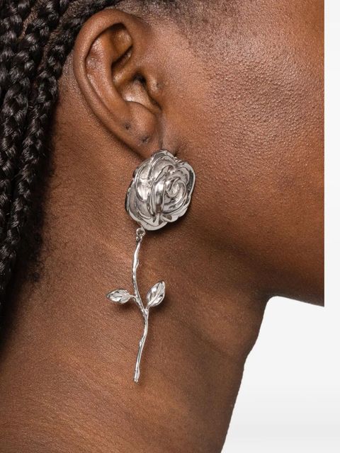Magda Butrym Rose Stem earrings - Silver - zdjęcie produktu nr 2