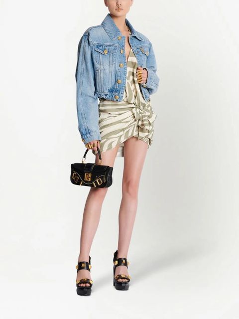 Balmain animal-print shirt dress - Neutrals