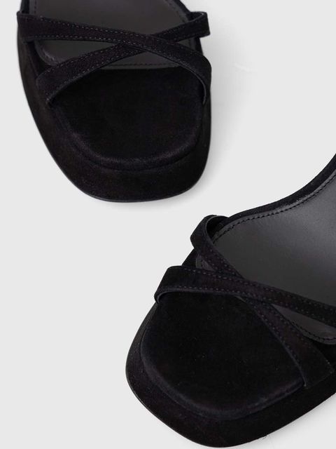 HUGO sandały zamszowe Vicky