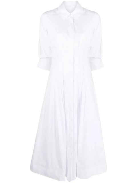 Simkhai Jazz pintuck midi dress - White - zdjęcie produktu nr 1