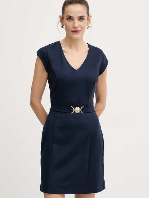 Guess sukienka CHRISSY kolor granatowy mini prosta W5BK21 KCMU2