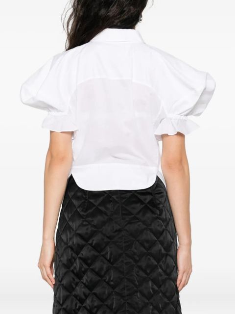 Vivienne Westwood puff-sleeve collared shirt - White