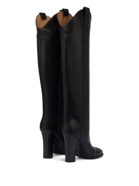 Paris Texas 100mm Lavinia heel boots - Black