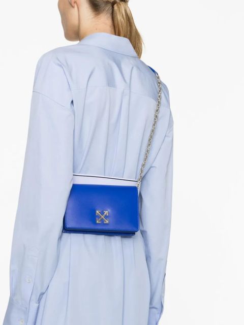 Off-White Jitney 0.5 Arrows-plaque crossbody bag - Blue