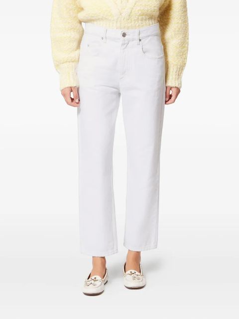 ISABEL MARANT Dakota straight jeans - White