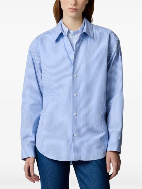 Tod's double-collar poplin shirt - Blue - zdjęcie produktu nr 2