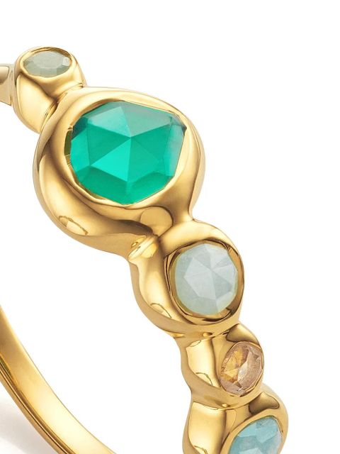 Monica Vinader Siren tonal half eternity ring - Gold - zdjęcie produktu nr 2