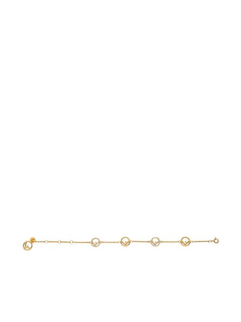 FENDI crystal embellishment bracelet - Gold - zdjęcie produktu nr 1