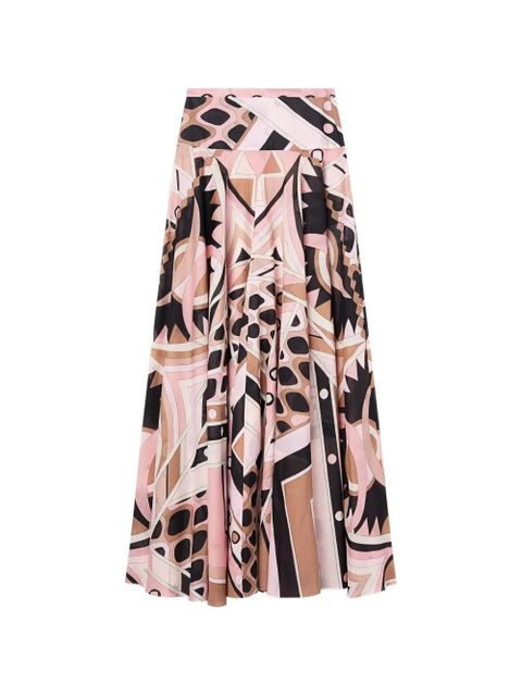 PUCCI Vivara printed maxi skirt - Pink - zdjęcie produktu nr 1