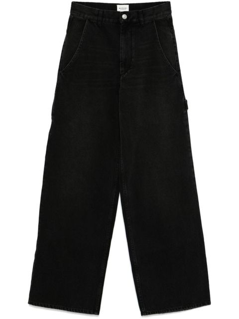 MARANT ÉTOILE Solene wide-leg jeans - Black - zdjęcie produktu nr 1