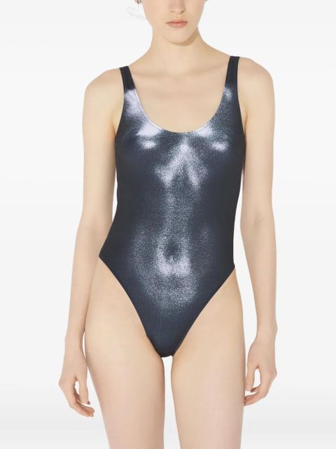 Jean Paul Gaultier scoop-neck swimsuit - Black