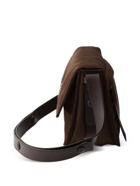 Prada small Traveller padded shoulder bag - Brown