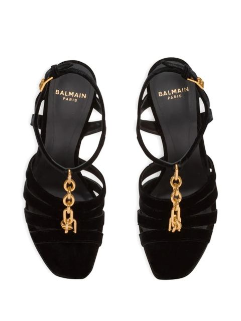 Balmain 125mm open-toe sandals - Black