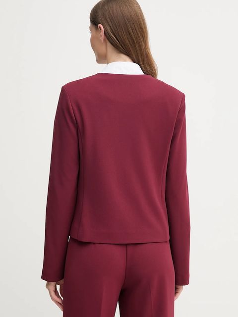 Joseph Ribkoff marynarka kolor bordowy jednorzędowa gładka 253071