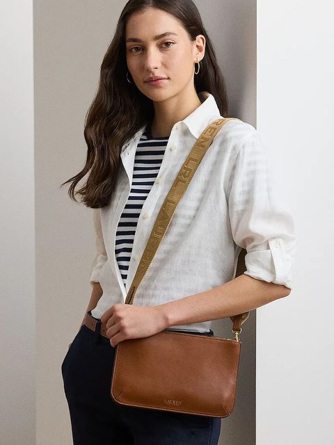 Lauren Ralph Lauren torebka skórzana