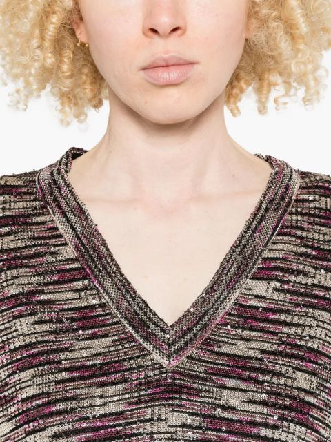 Missoni V-neck knitwear - Pink