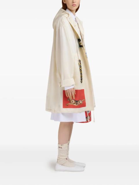 Marni graphic print button-up shirt - 00W01 WHITE - zdjęcie produktu nr 2