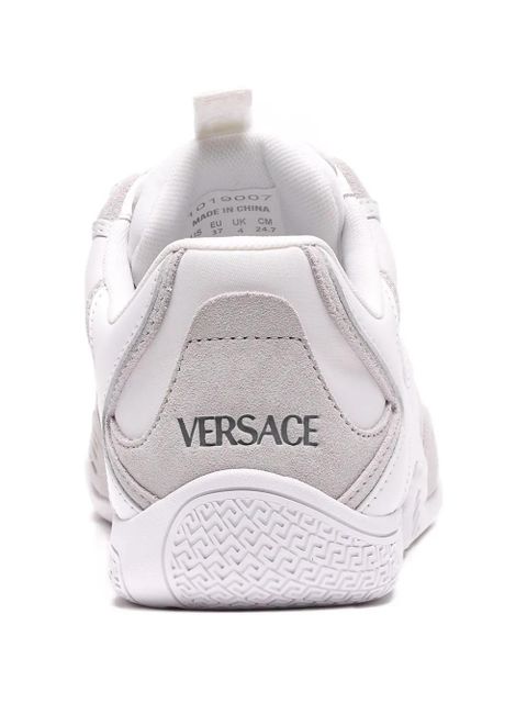 Versace Galaxia leather sneakers - White
