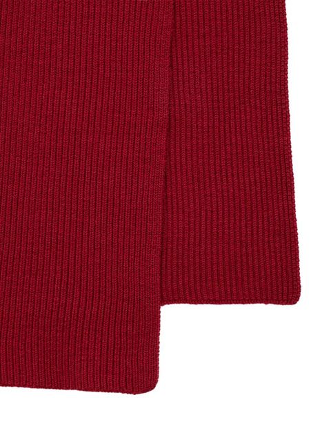 ISABEL MARANT ribbed-texture scarf - Red - zdjęcie produktu nr 2
