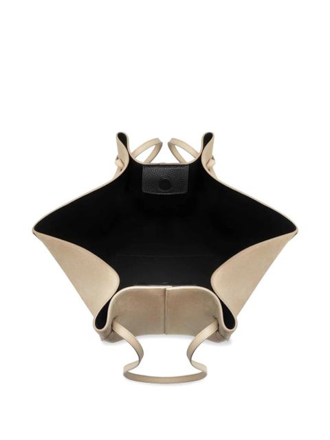 Yuzefi large Mochi suede shoulder bag - Neutrals