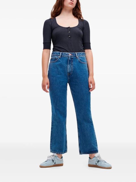 GANNI straight-leg jeans - Blue