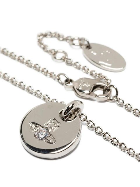 Vivienne Westwood Lewis orb embellished-disc necklace - Silver