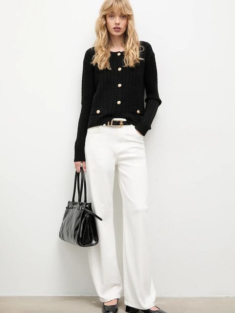 Answear.LAB kardigan damski kolor czarny - zdjęcie produktu nr 1