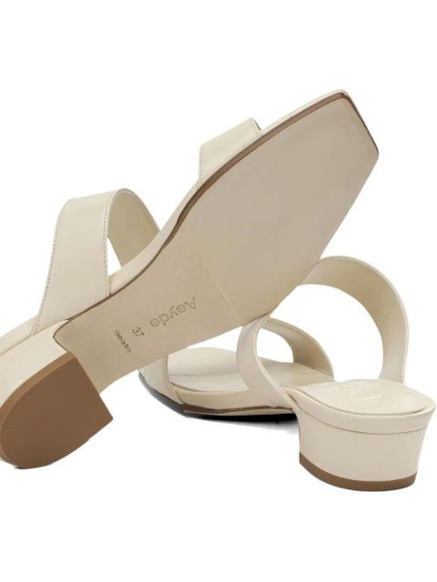 Aeyde Kami double-strap square-toe sandals - Neutrals - zdjęcie produktu nr 2