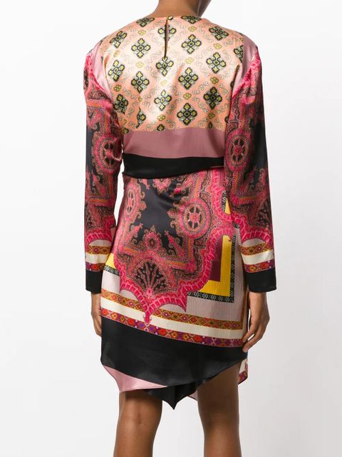 ETRO patterned knot dress - Pink