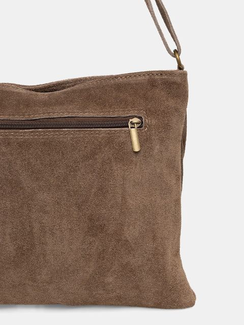 Answear.LAB torebka zamszowa kolor brązowy - zdjęcie produktu nr 2