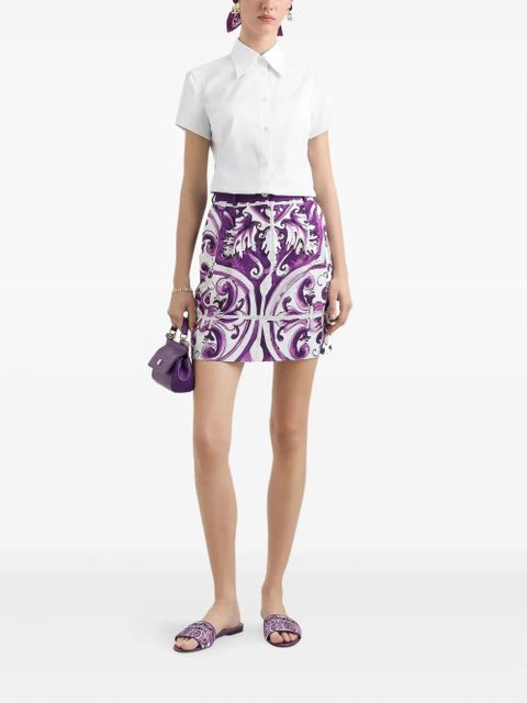 Dolce & Gabbana stretch-cotton shirt - White - zdjęcie produktu nr 2