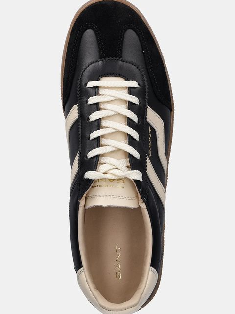 Gant sneakersy skórzane Cuzima damskie kolor czarny 31531040