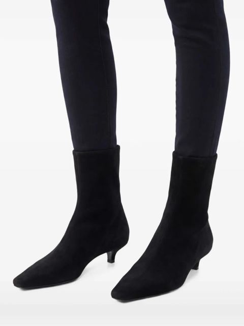 TOTEME pointed-toe ankle boots - Black