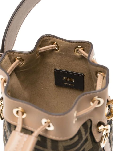 FENDI small Mon Tresor bucket bag - Brown
