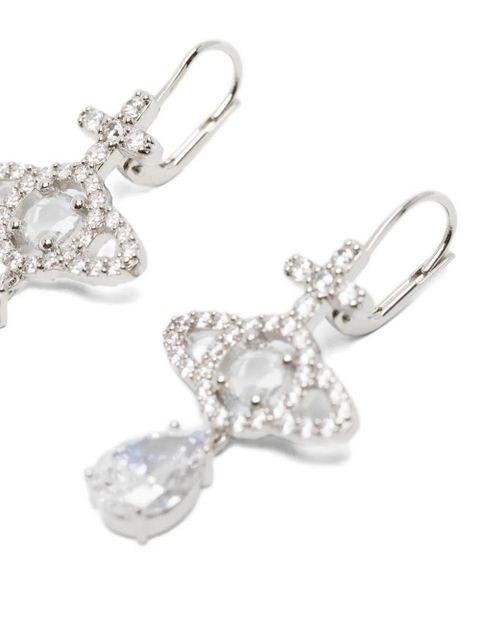 Vivienne Westwood Olympia drop earrings - Silver
