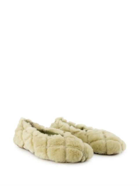 Burberry shearling balleria shoes - Neutrals - zdjęcie produktu nr 2