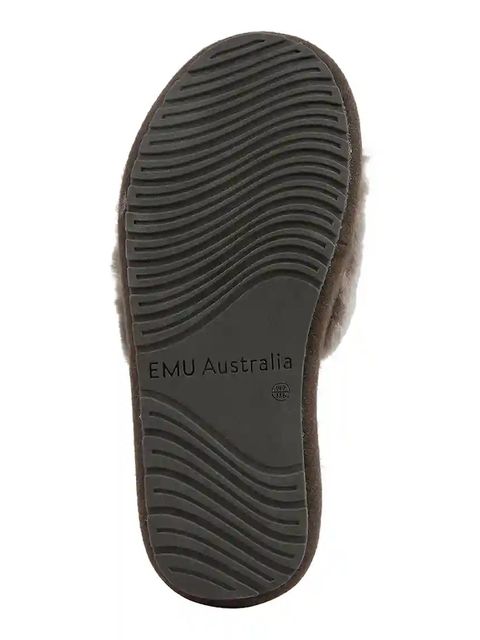 Emu Australia kapcie wełniane Mckay kolor zielony W13088