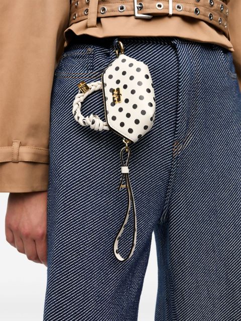 GANNI polka dot-print mini bag - White - zdjęcie produktu nr 2