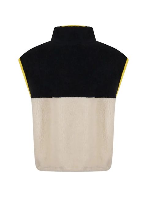 Prada buttom-collar sleeveless sweater - Blue - zdjęcie produktu nr 2