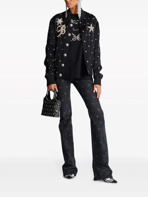 Balmain logo-print cotton T-shirt - Black - zdjęcie produktu nr 2