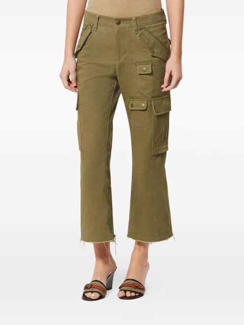 ISABEL MARANT Josine straight trousers - Green